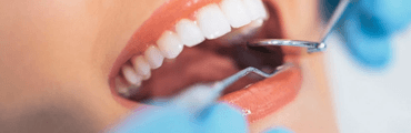 Dentist hygienist appointment in action